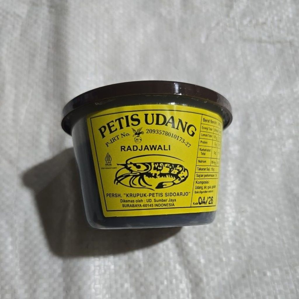 

Petis udang radjawali rajawali 140g
