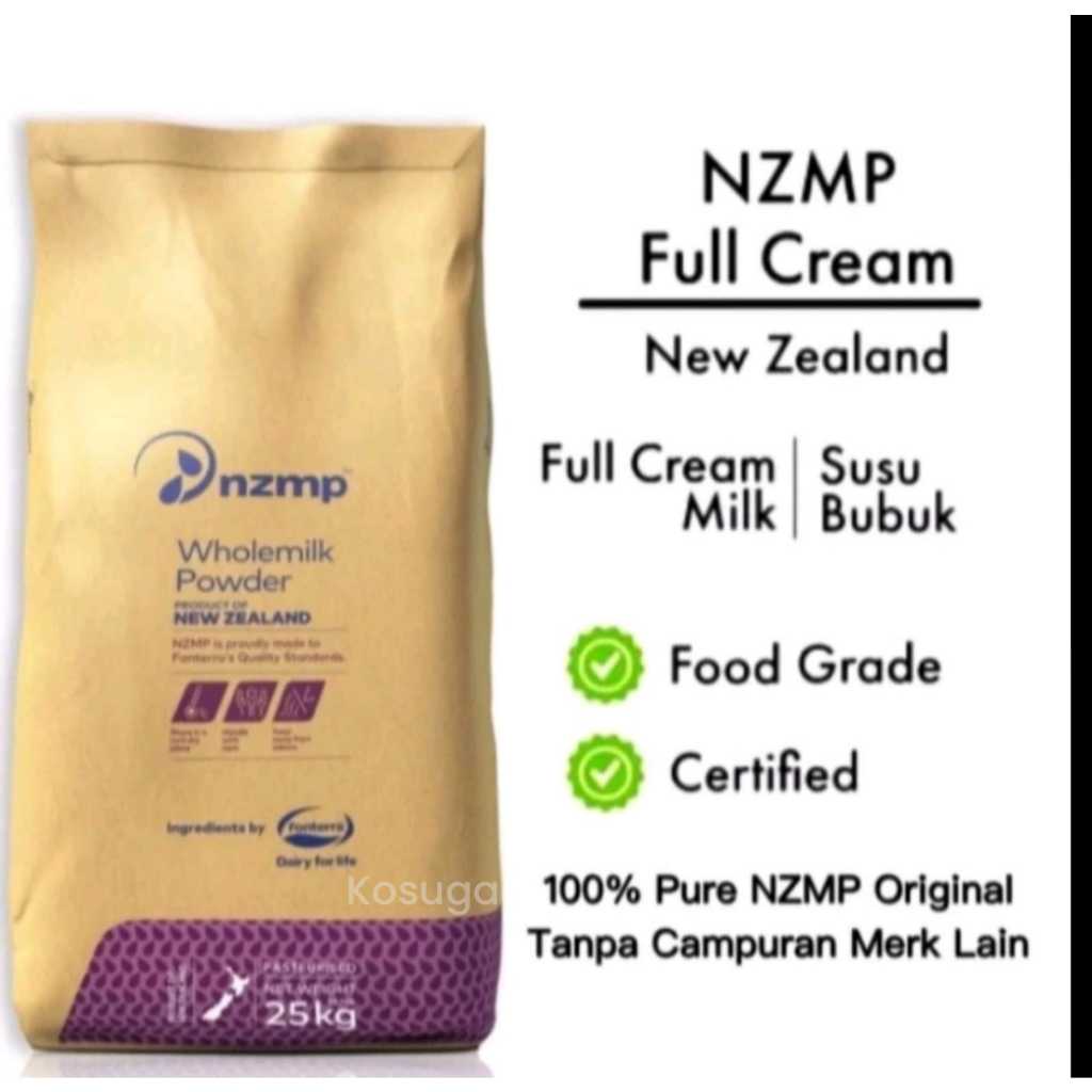 

Whole Milk Powder NZMP FullCream 500gr Susu Bubuk kemasan Ulang Grade_A Kualitas Super Repack 25kg