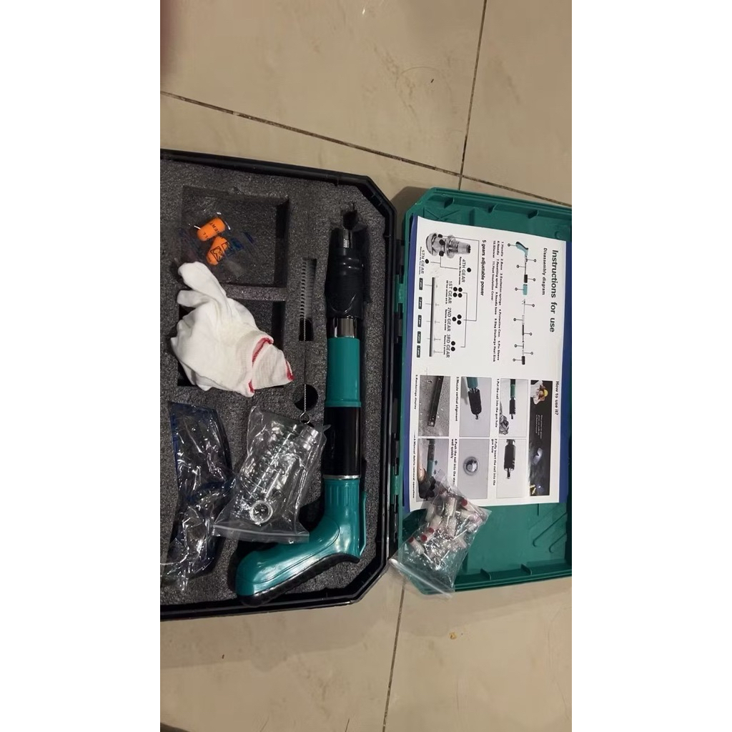 SnailGun MAKITA atau pistol tembak paku plus paku tembak 18 buah