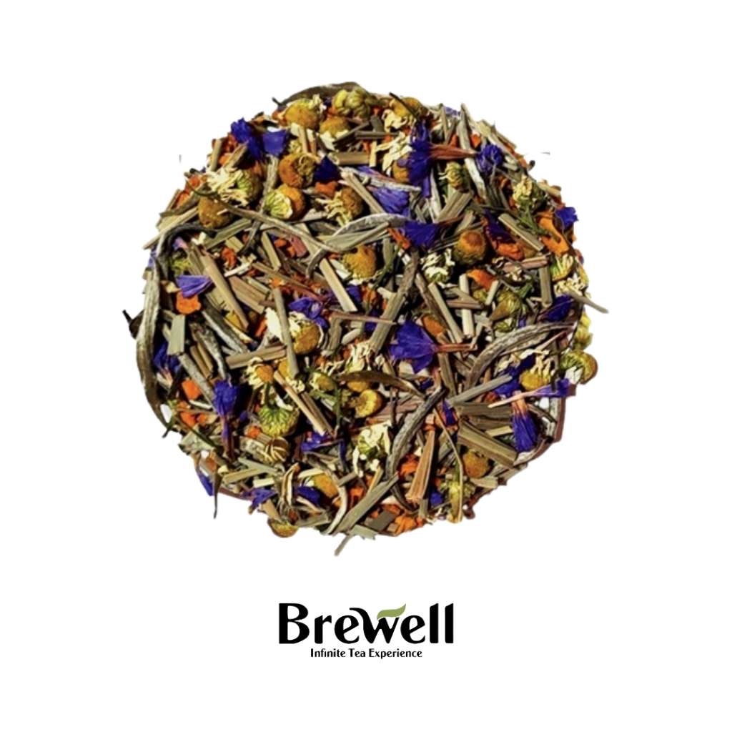 

FORGET ME GERD Tea Blend - White Tea Chamomile Turmeric 250 Gram / 500 Gram