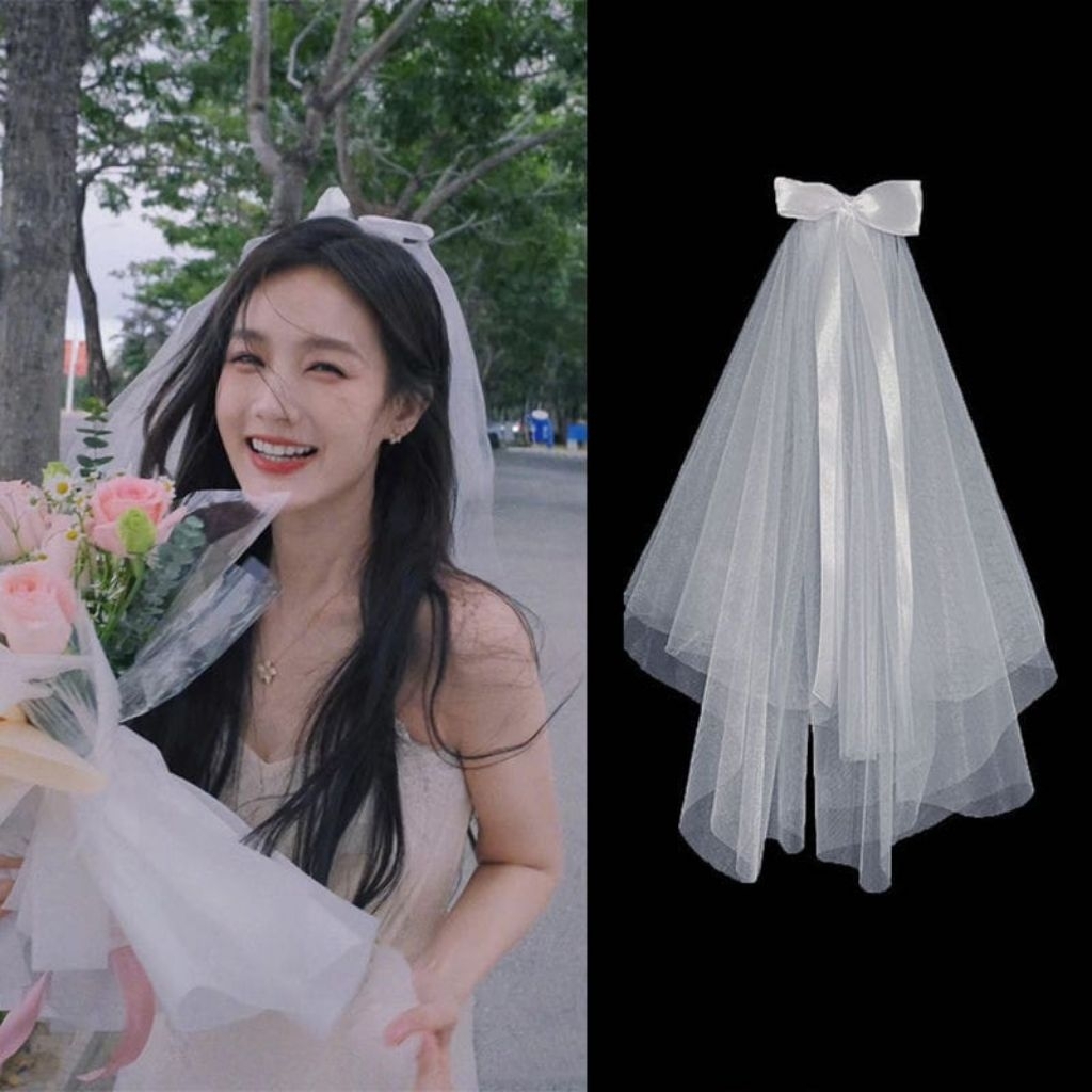 Kain veil bridal shower / kain bridal shower / perlengkapan bridal shower/ Aksesoris bridal shower