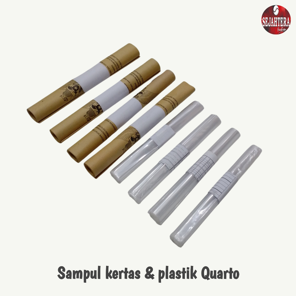 

Sampul Kertas Coklat & Plastik Ukuran Qwarto ( 1 Golong Isi 10 Lembar )
