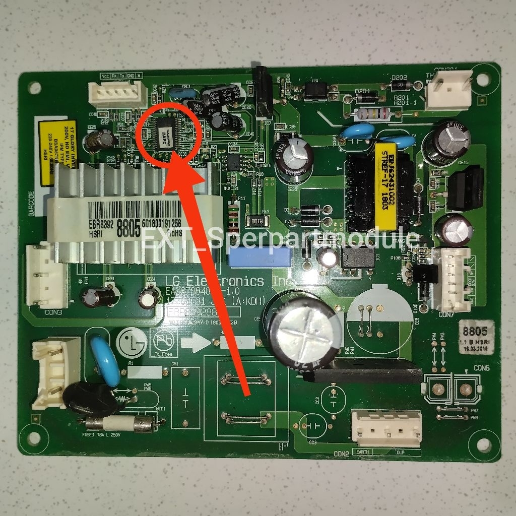 TMPM375FSDMG 8807 IC KULKAS LG INVERTER