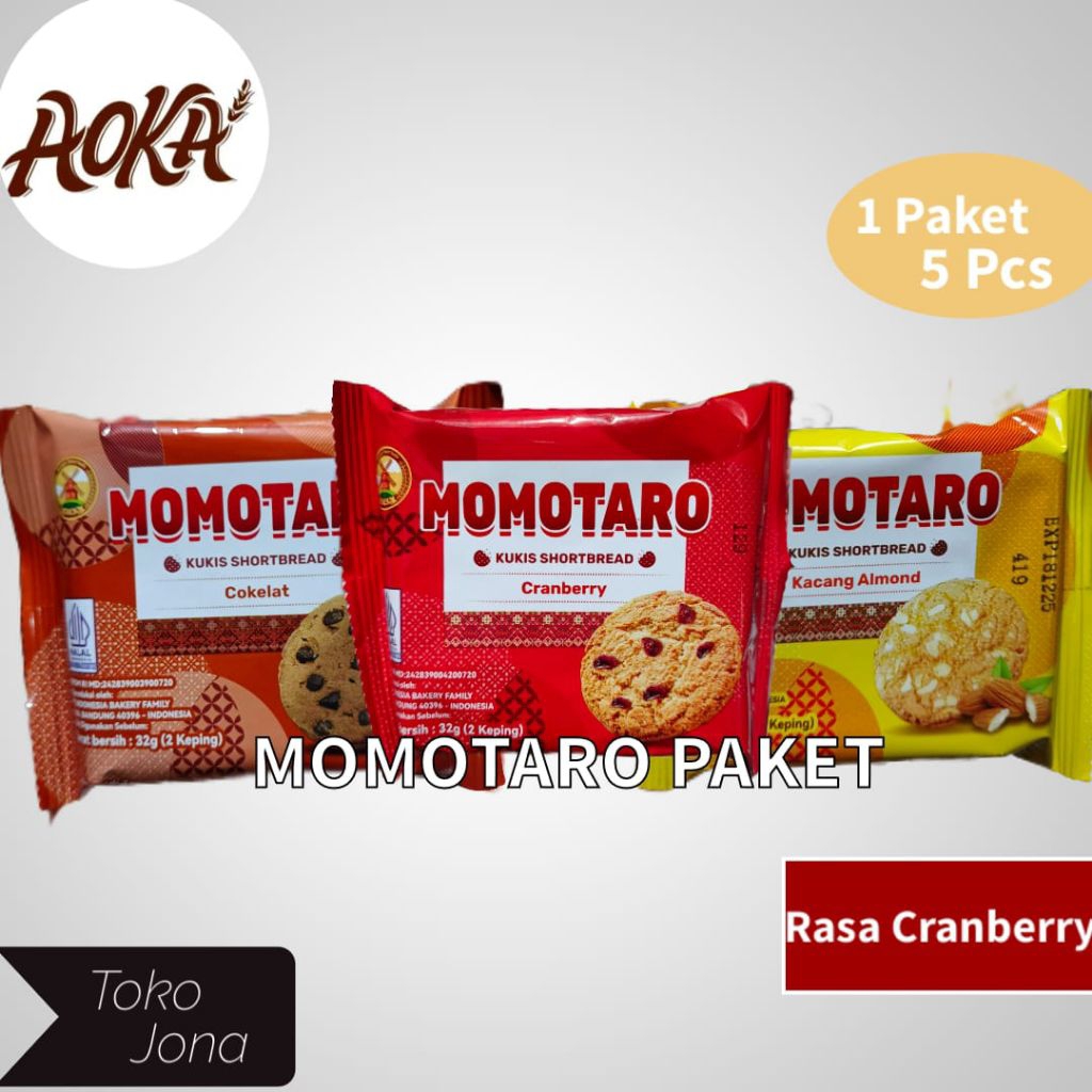 

5 pcs MOMOTARO KUKIS / COOKIES 32 GR