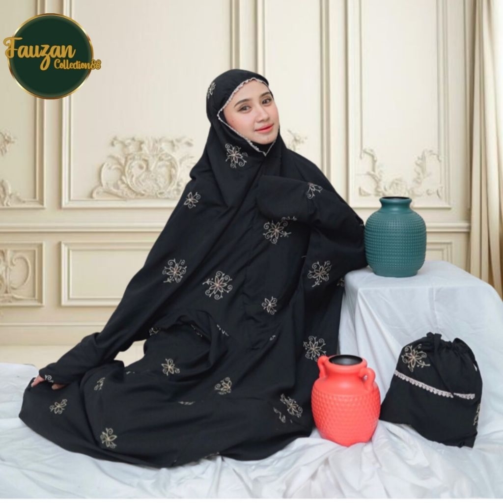 Mukena Terusan Bordir Azzahra