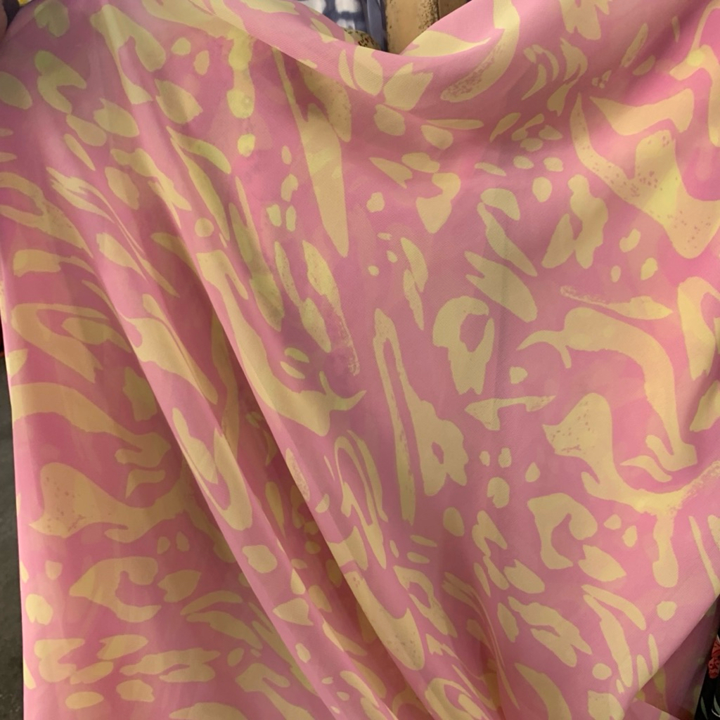 kain sifon motif kalimbuai - kain sifon premium - kain sifon motif abstrak - kain sifon