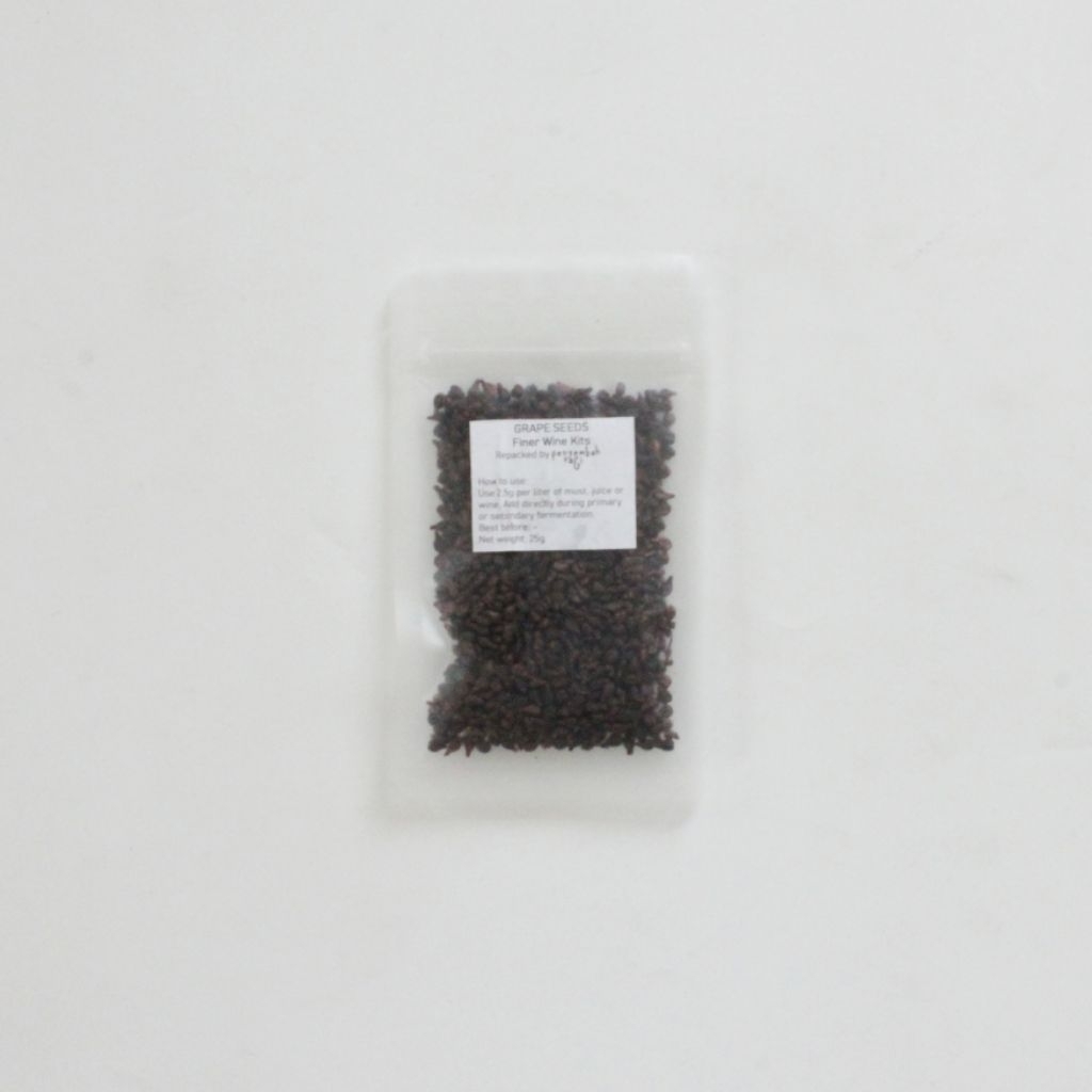

Grape Seeds Tannin Additive for Wine, Repacked 25g