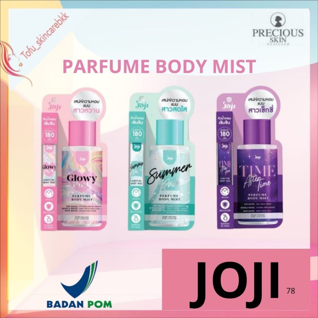 JOJI PERFUME BODY MIST 10ML / PARFUM BADAN / BODY MIST / TRAVEL SIZE