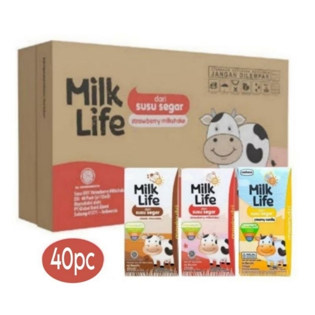 

Susu MILK LIFE 115ml isi 40