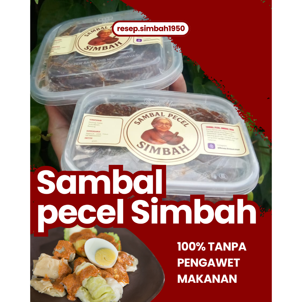 

Sambel Pecel Simbah 1950 – Bumbu Pecel Khas Nganjuk, Resep Asli Warisan Pedas Gurih