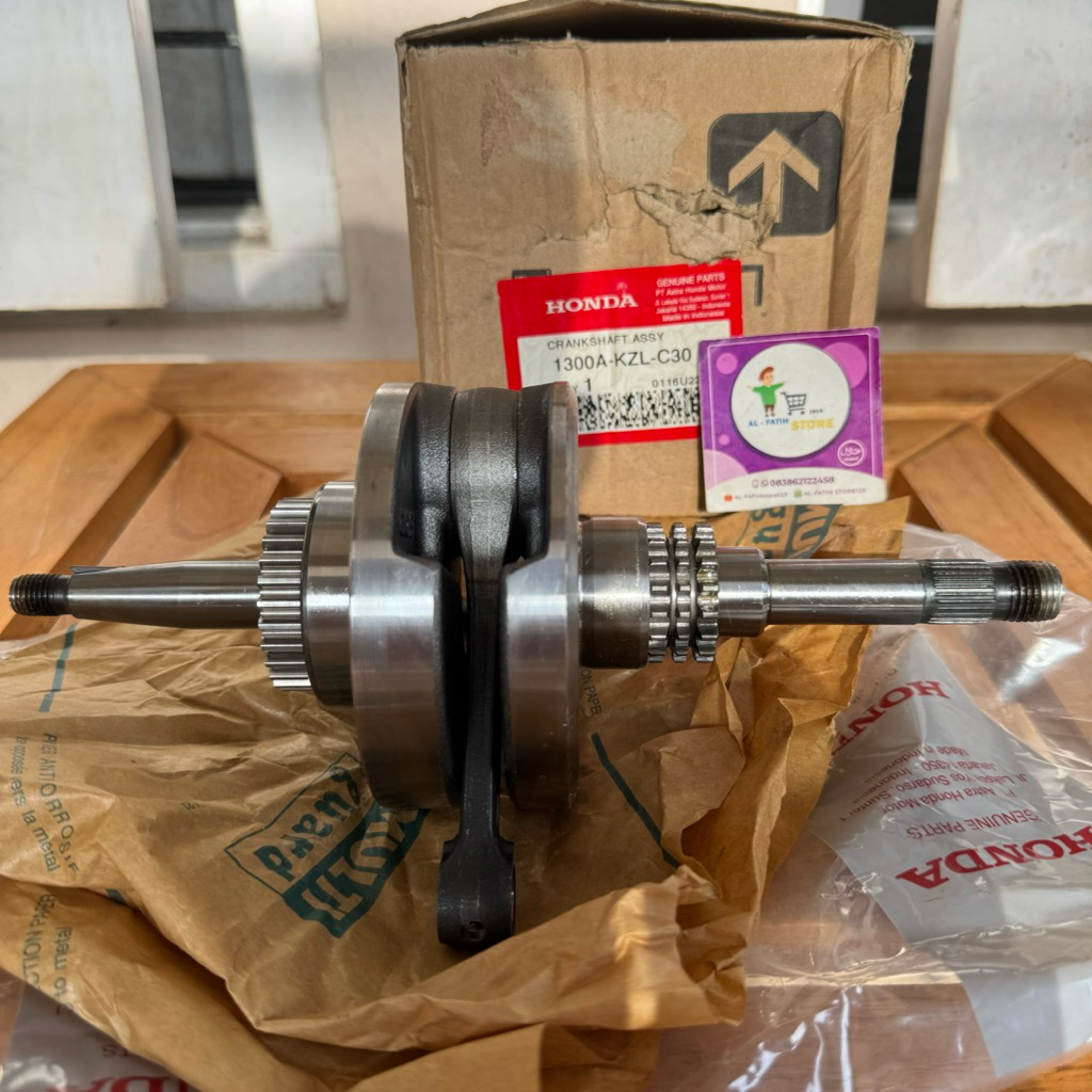 Kruk As Crankshaft Assy Beat Fi Stater Kasar Spacy Fi Vario 110 Esp Original AHM 1300A-KZL-C30
