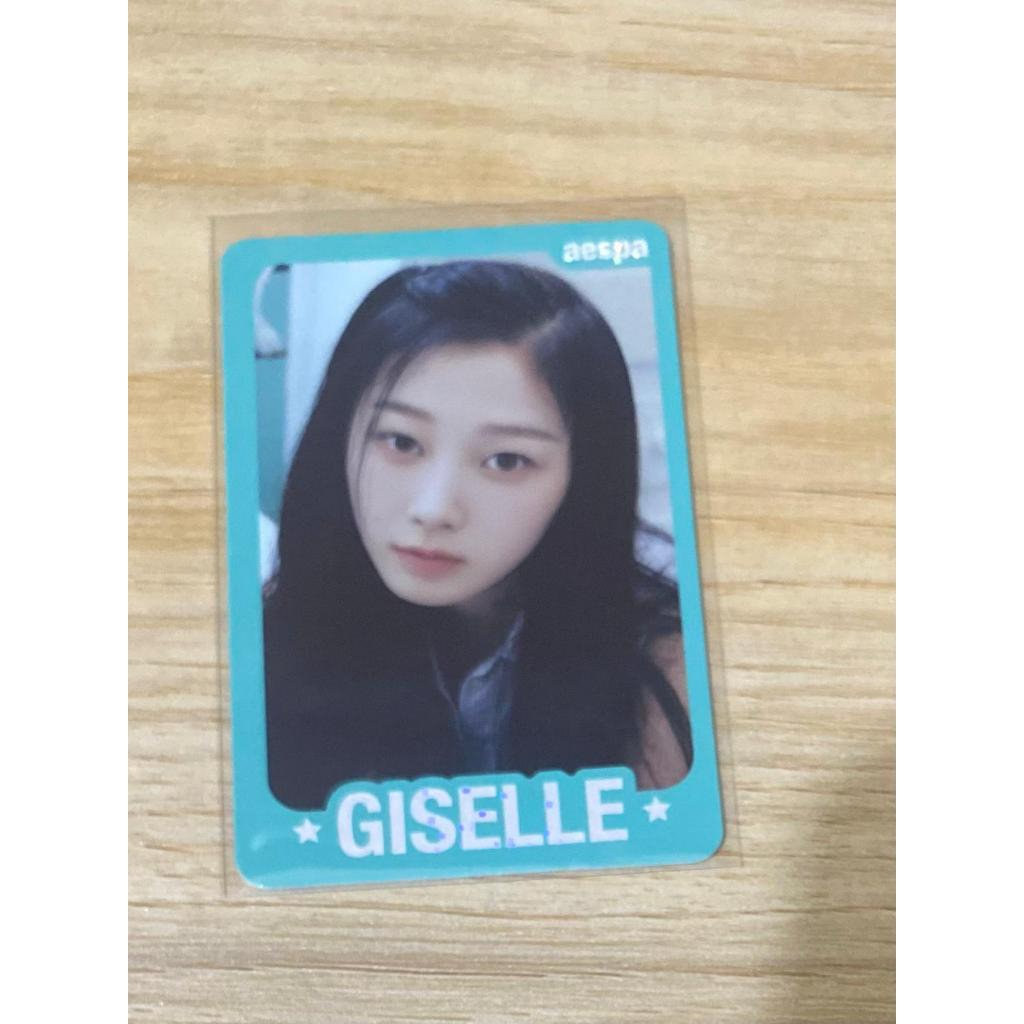PHOTOCARD PC POCA OFFICIAL OFC GISELLE AESPA MY WORLD TRADING CARD SET D VER