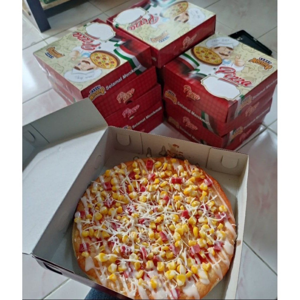 

pizza jumbo dm 22 | toping mozzarella | cheese | sosis | Available sekitar Majalengka