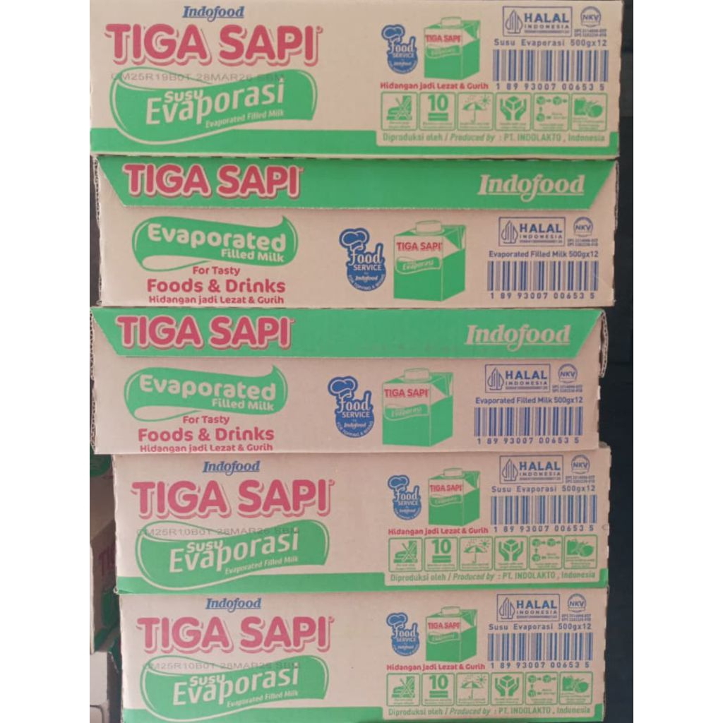

1 CRT DUS EVAPORASI TIGA SAPI 500gr ISI 12