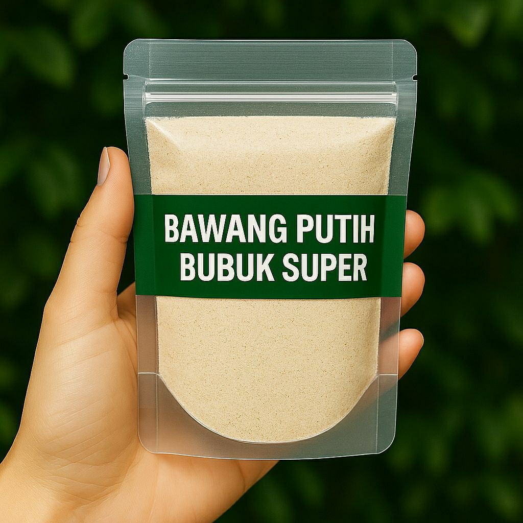 

Bawang Putih Bubuk Super | 100% Asli Tanpa Campuran & Pengawet | Bubuk Bawang Putih Halus | Rasa Gurih & Aroma Harum Alami