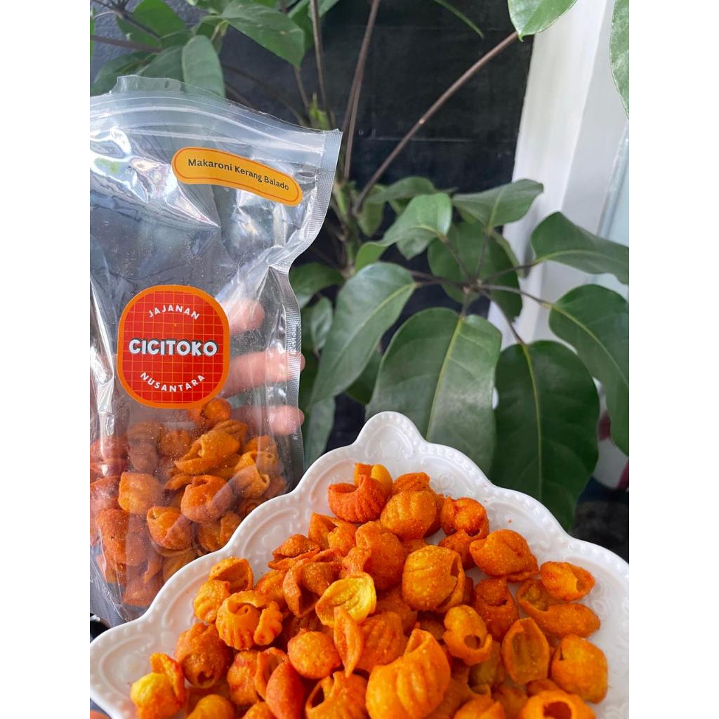 

CICITOKO Jajanan Nusantara- Makaroni Kerang Balado- Size kecil