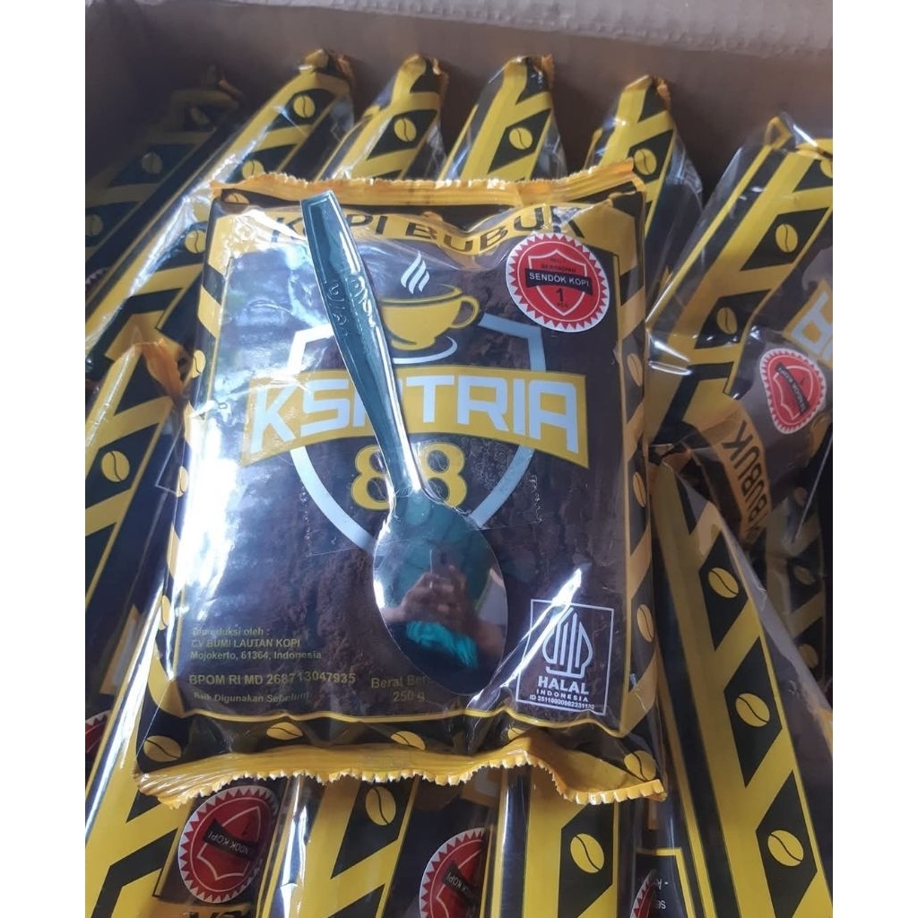 

Kopi Ksatria 250gr free sendok *Arasi2*