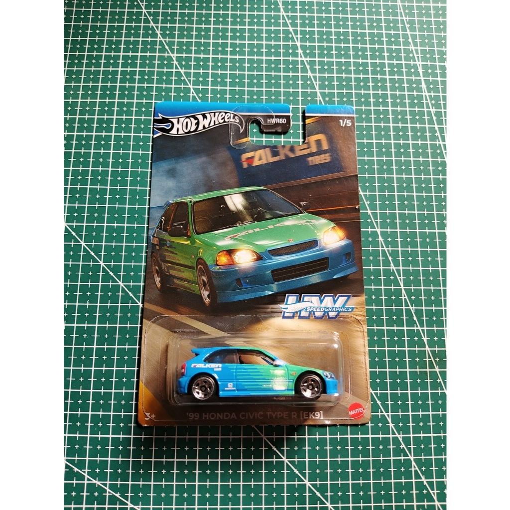 Hot Wheels Civic Falken Speed Graphics