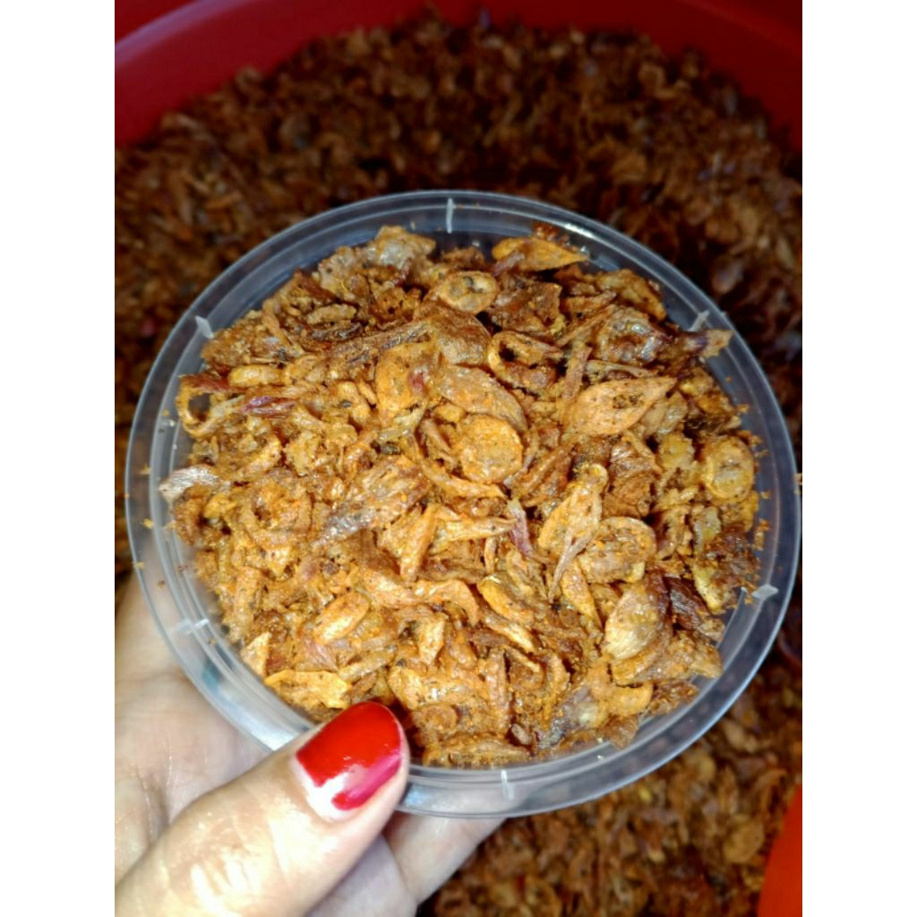 

Siwang Terasi bawang renyah gurih Home made