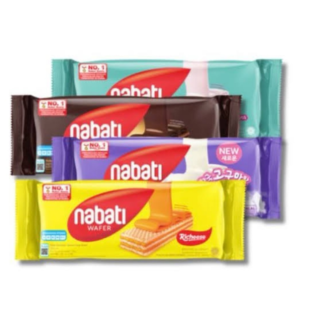 

(BUNDLING 3 PCS) Wafer Nabati 110gr