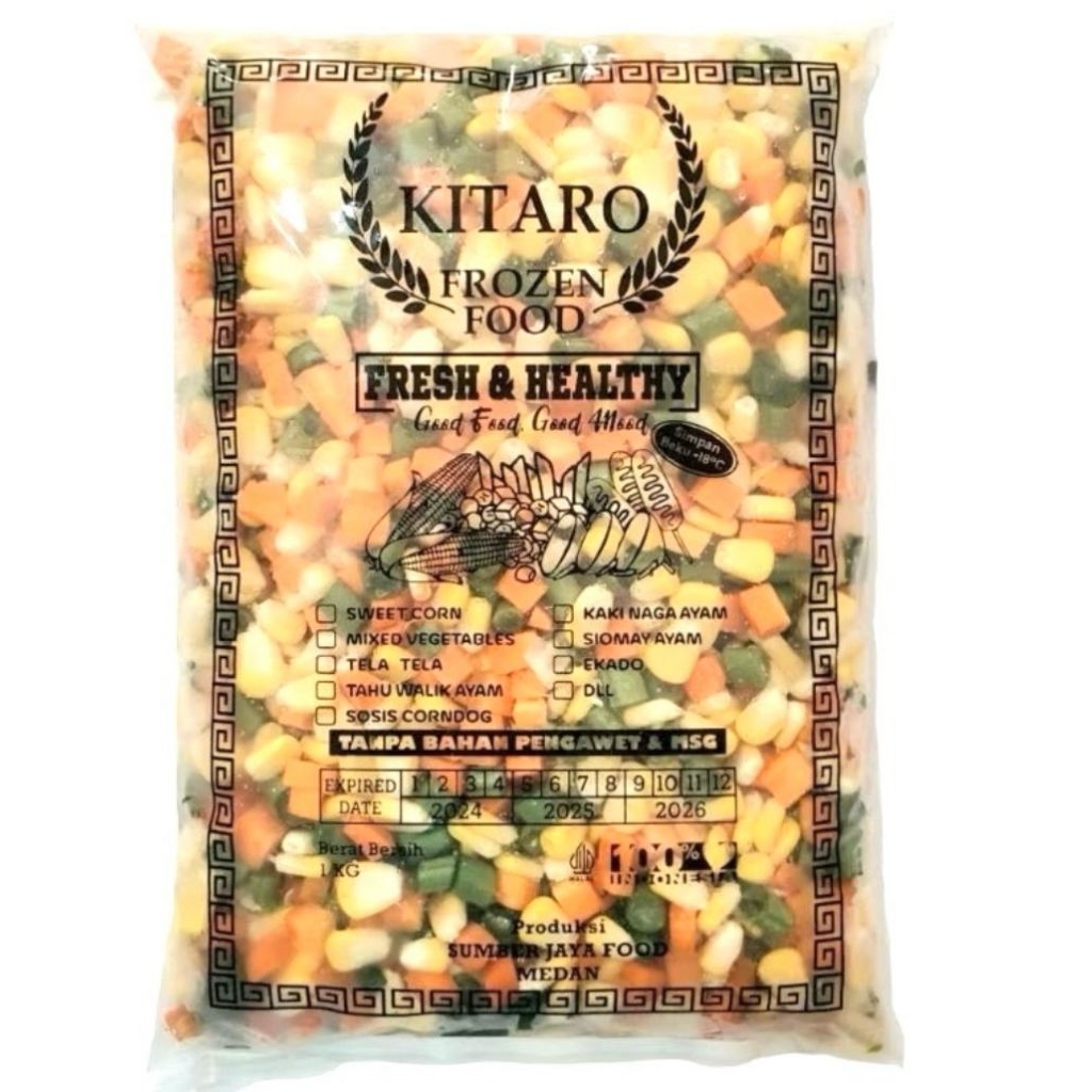 

Kitaro Mixed Vegetables 1 Kg