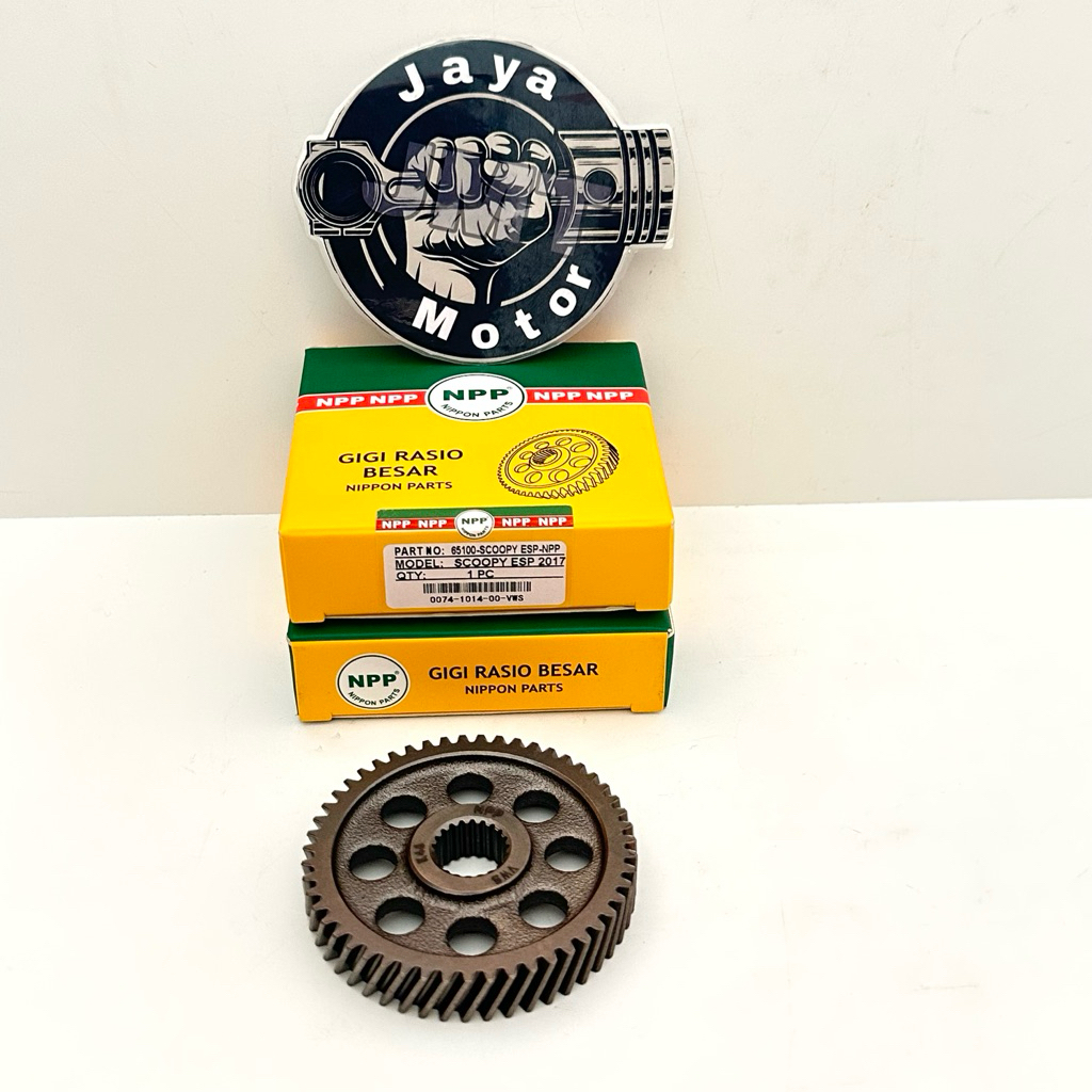 Gigi gear rasio gardan Transmisi Besar Scoopy Esp 2017 Beat Esp Beat pop Beat street Stater Halus Np