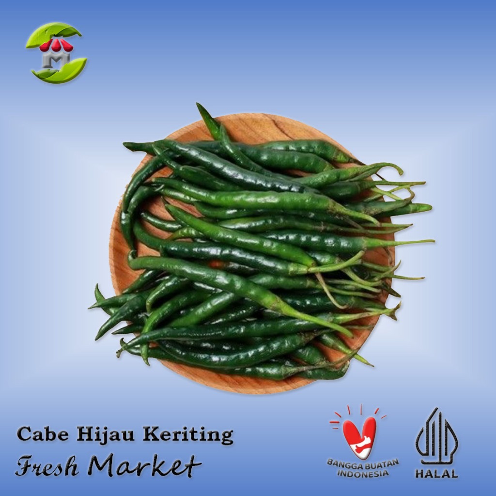 

[BOGOR] Cabe Hijau Keriting Pack 250gr
