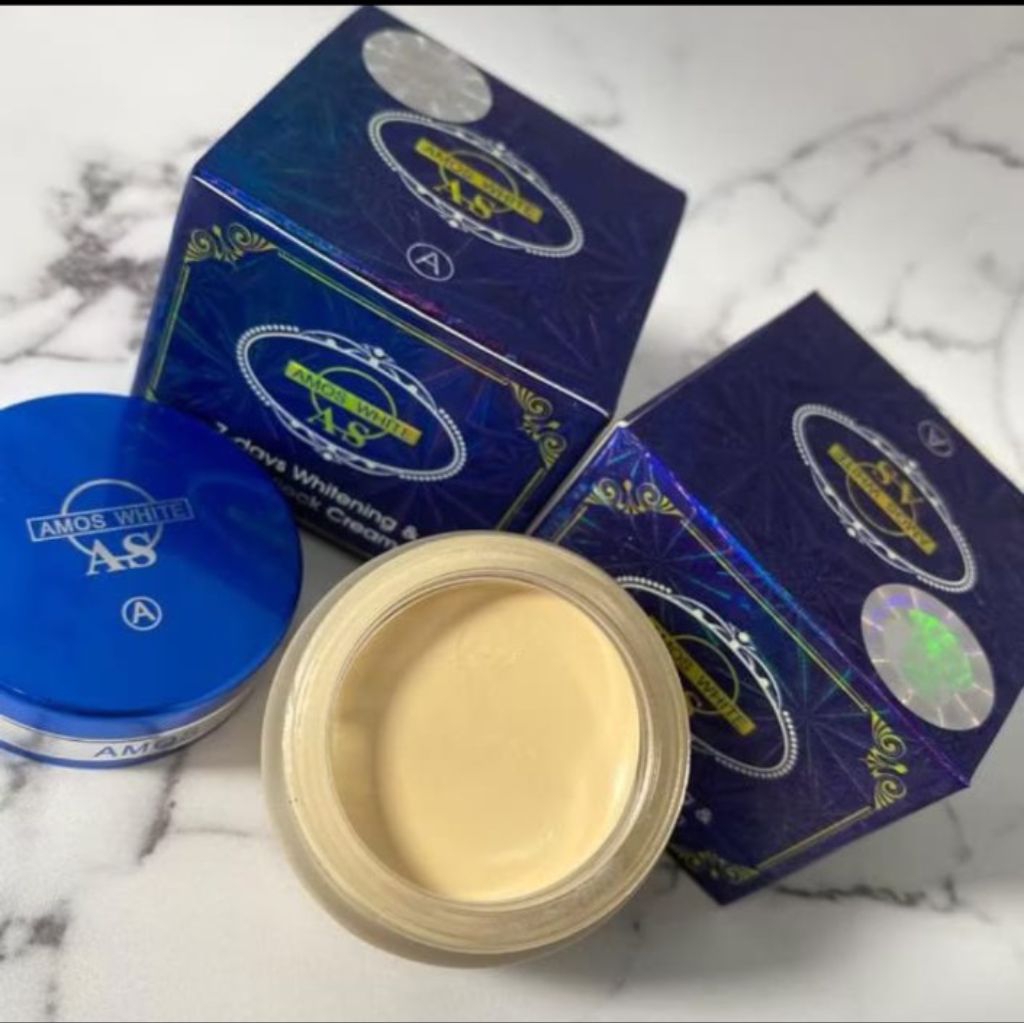 Cream AMOS WHITE Siang / Malam