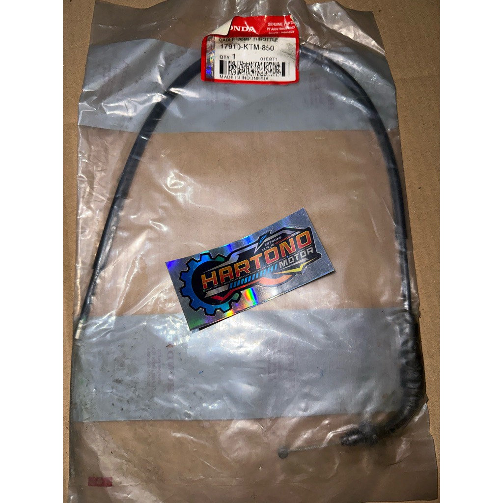 17910-KTM-850 Kabel Gas Motor Honda Supra X 125 Lama Batman 2005 - 2013 Tipe Karbu