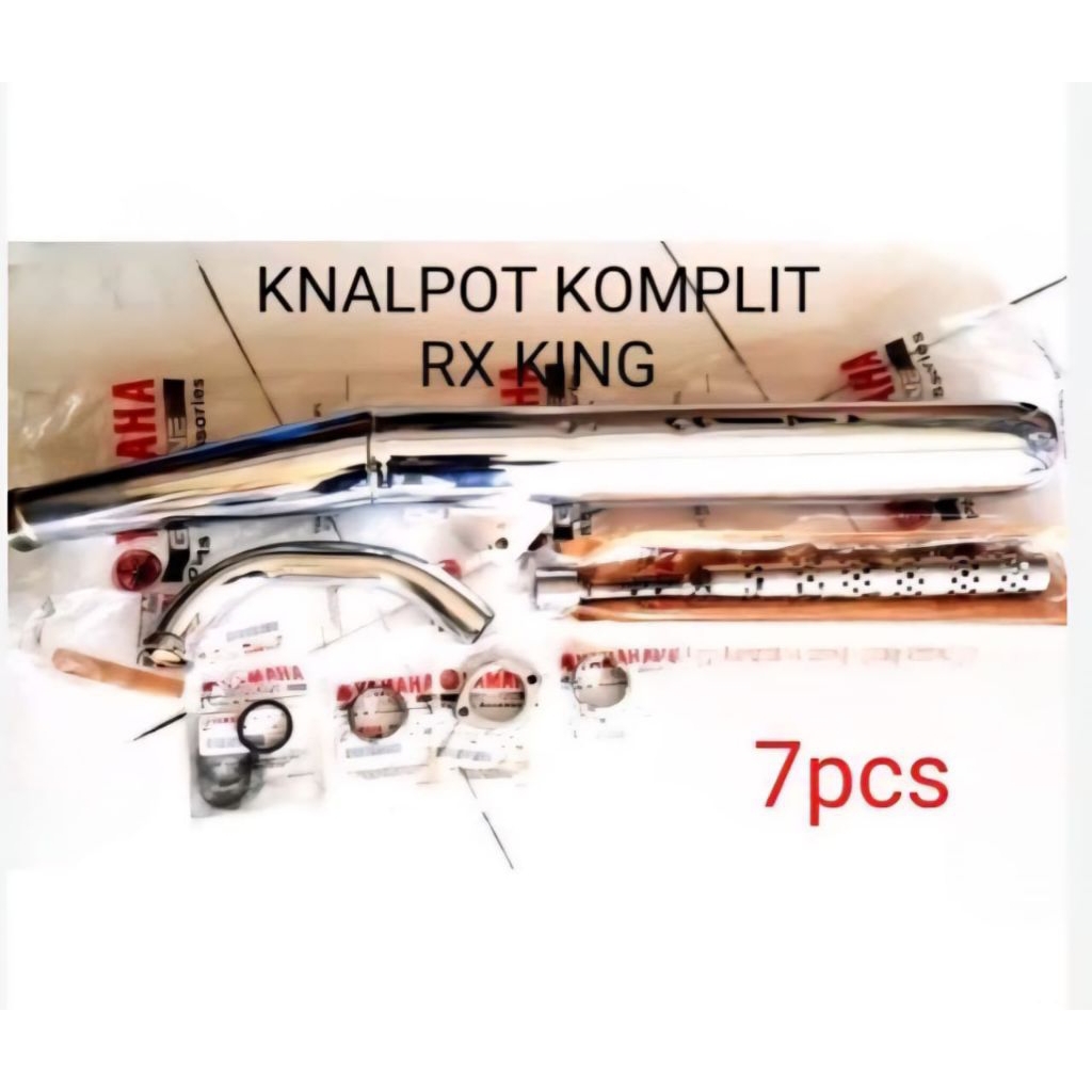 KNALPOT RX KING SET KOMPLIT ORIGINAL