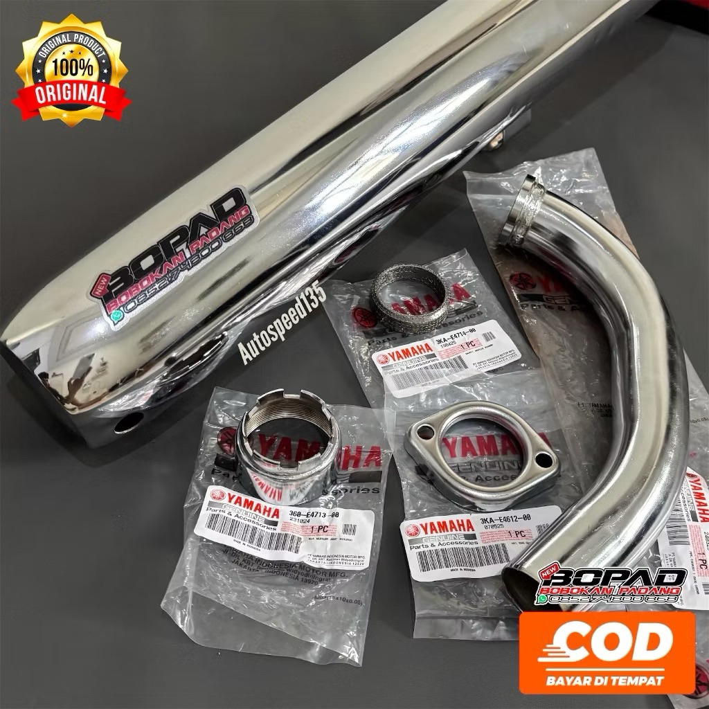 BOPAD NEW KNALPOT BOBOKAN PADANG ORIGINAL KANLPOT RX KING RX SPESIAL RX SERIES