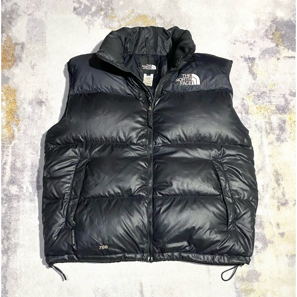 THE N0RTH FACE 1996 NUPTSE 700 RETRO BLACK  VEST JACKET