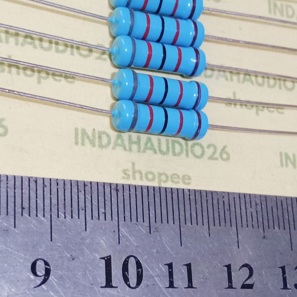 metal film 82K 2W 1% resistor 82k  2 watt  82 kilo ohm 2 w 2watt 1 persen 82 k 2w