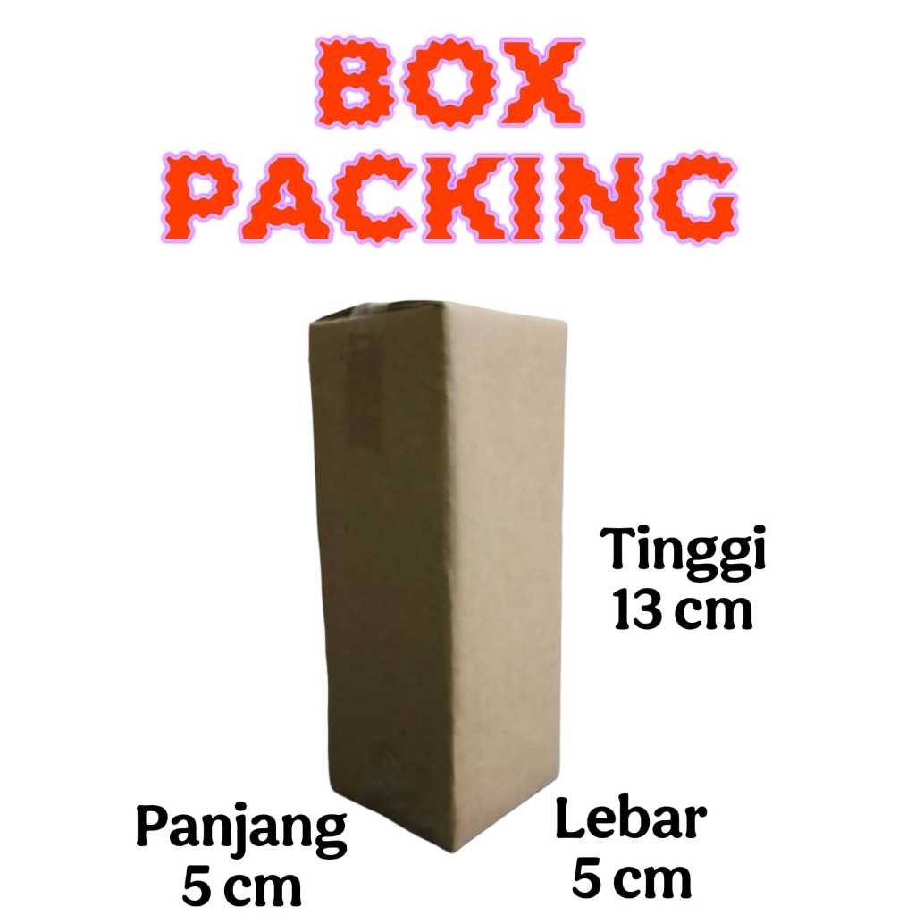 

Box Kardus Packing Ukuran 5x5x13 Cm