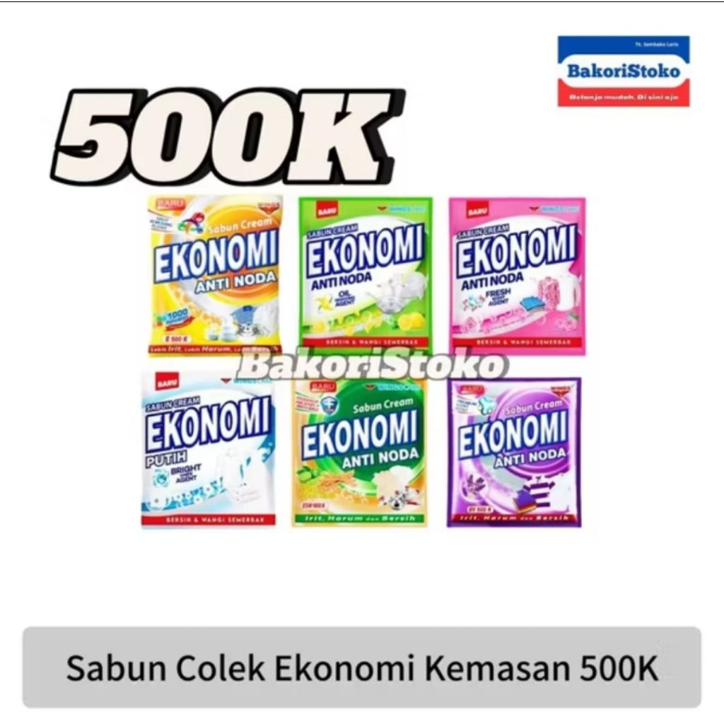 Sabun Cream Ekonomi 500K / Sabun Colek Ekonomi Kemasan 500K Murah