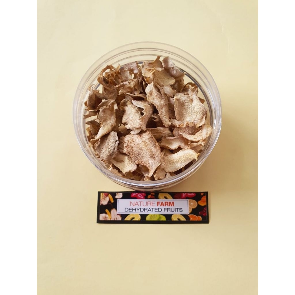 

Nature Farm Premium Jahe Gajah iris kering - Dried Ginger wedang - infused water - jamu - tisane