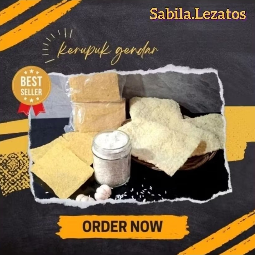 

Camilan kerupuk puli/ kerupuk nasi/ kerupuk lempeng langsung digoreng tanpa dijemur berat 100gram kemasan praktis