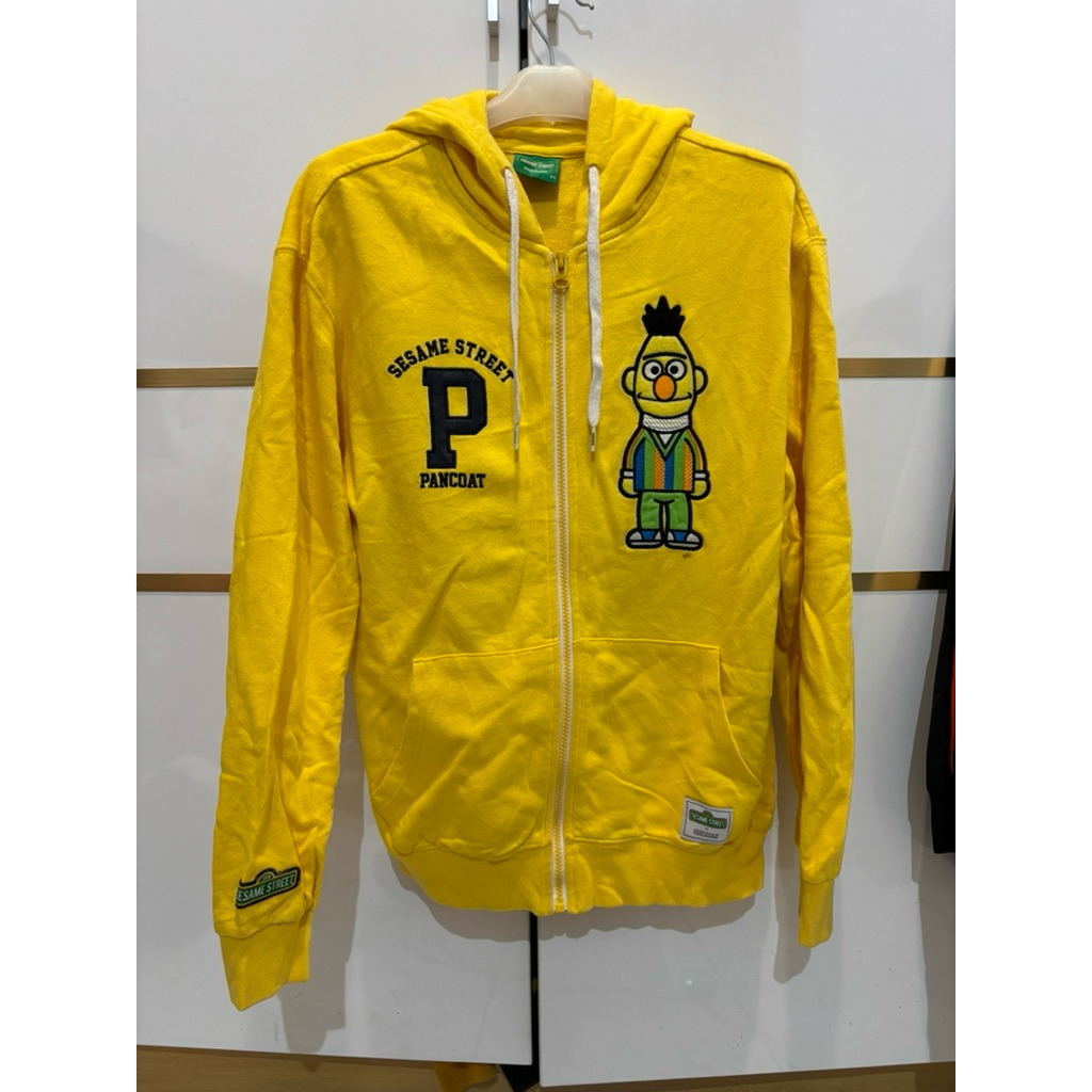 Jaket hoodie zipper Pancoat x Sesame Street
