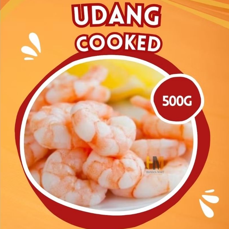 

Udang Cook Jumbo Premium| Udang Kupas Setengah Matang Frozen