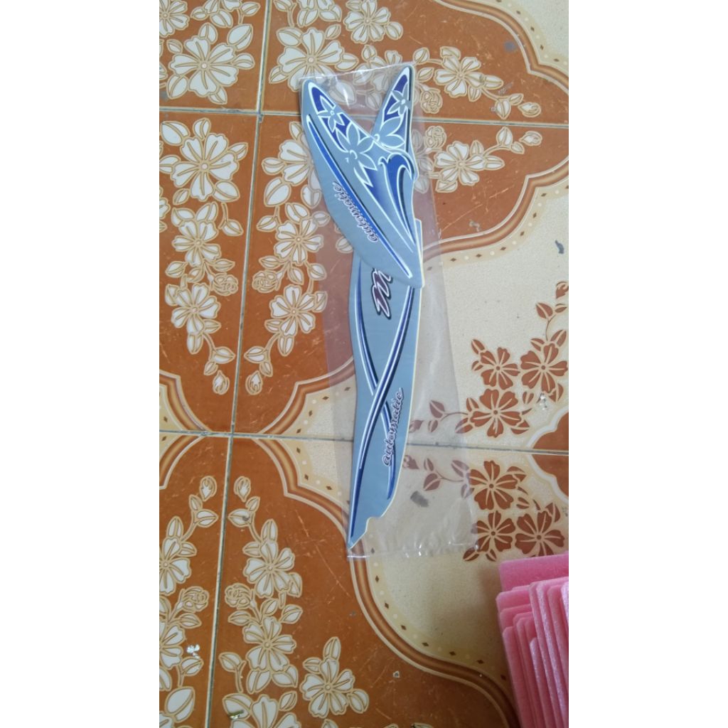 STRIPING MIO SPORTY BIRU TELUR ASIN TEBAL TIDAK MUDAH PUDAR