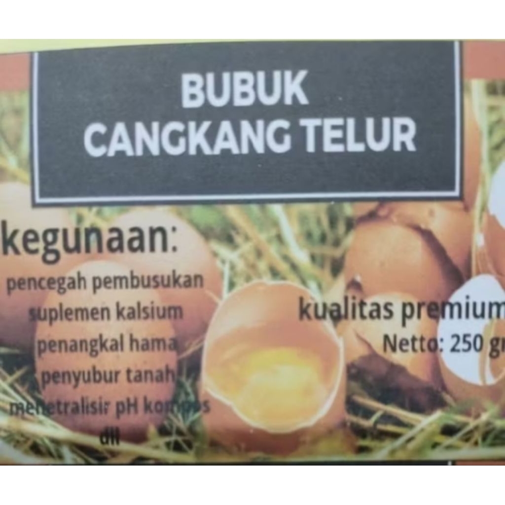 Tepung Cangkang Telur kemasan 1kg untuk pakan ternak