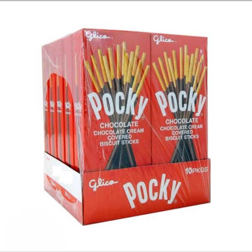

pocky biskuit coklat 1 pack 47 gram isi 10