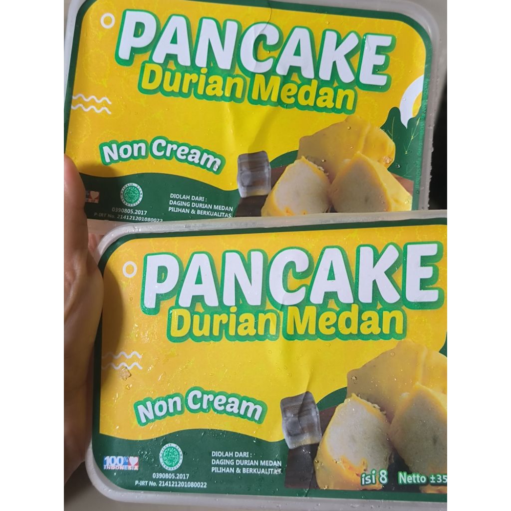 

pancake durian Medan non cream