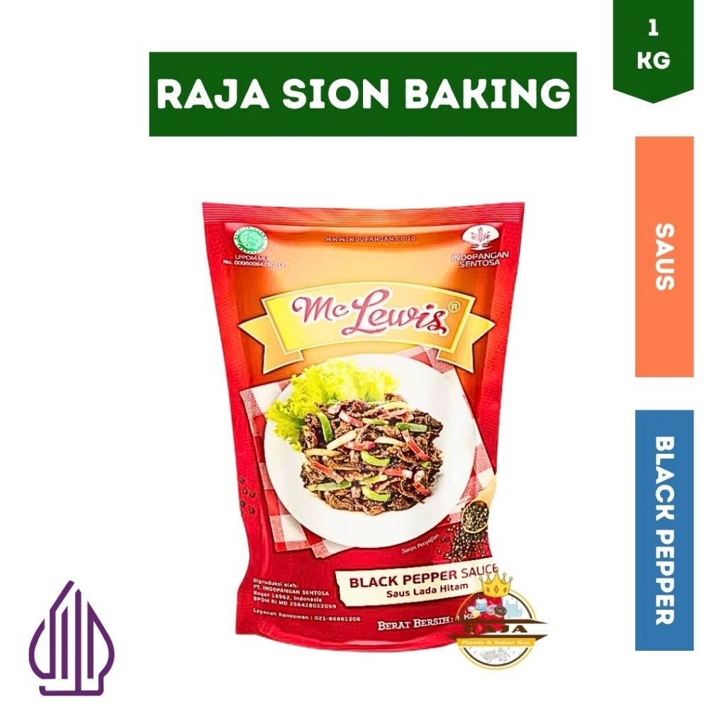 

Mc Lewis Saus Black Pepper 1 KG