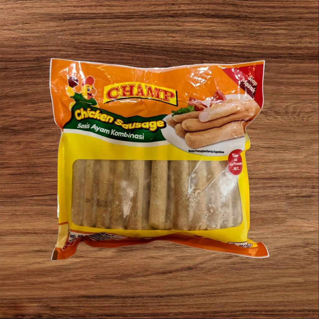 

Champ Sosis Ayam 1kg isi 40
