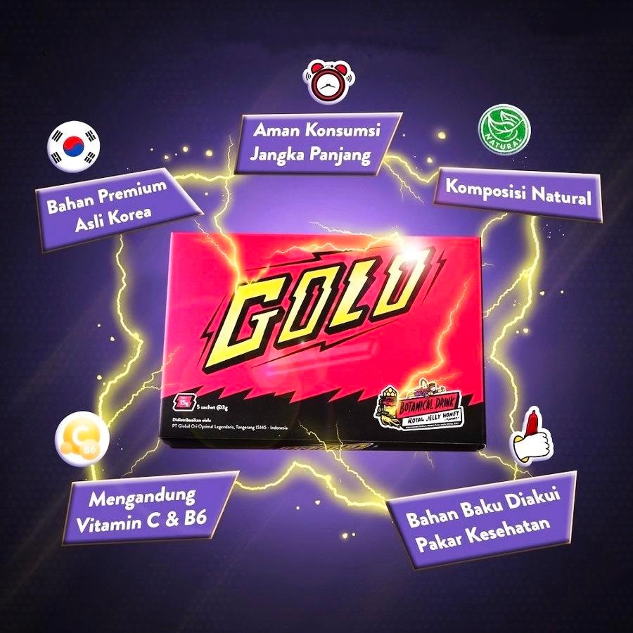 

GOLO Ginseng Botanical Banana Kemasan Box - Booster Keperkasaan Pria Dewasa - Banana, 1Box (5Sachet)