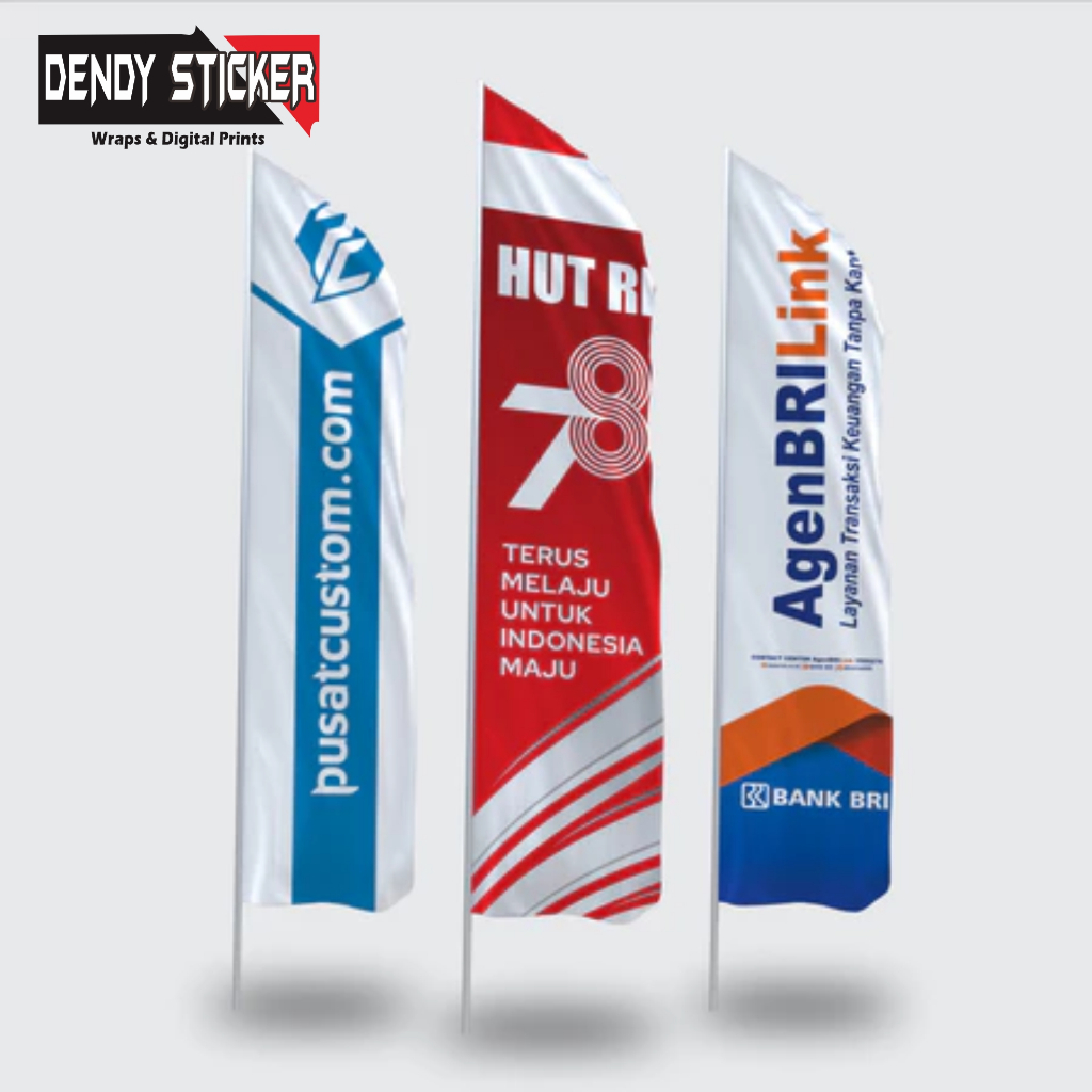 Umbul umbul full printing