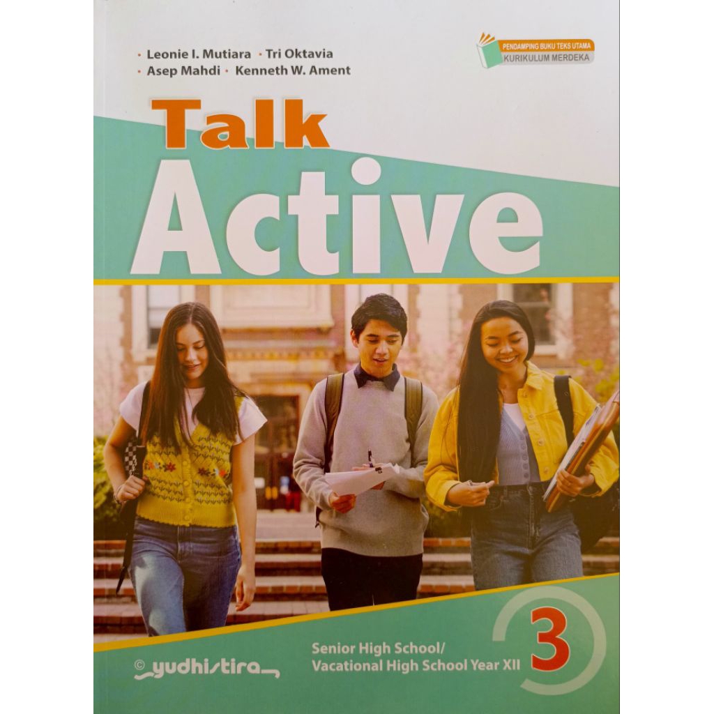 Ori Buku Yudhistira Talk Active Bahasa Inggris Kelas 12 (3 SMA) Kurikulum Merdeka