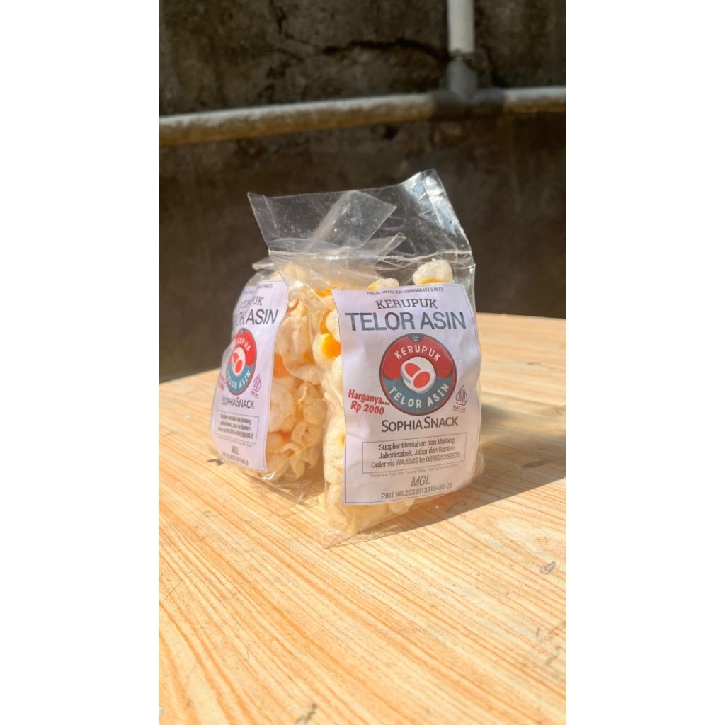 

Krutelo Kerupuk Telor Asin ASLI Satuan Bungkus 20 Gram Matang | Snack Murah Teman Makan