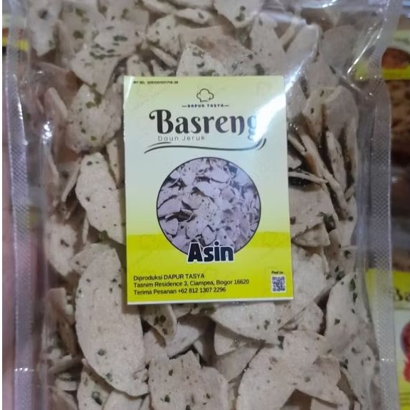 

Basreng Daun Jeruk Varian Asin 250 Gram Dapur Tasya
